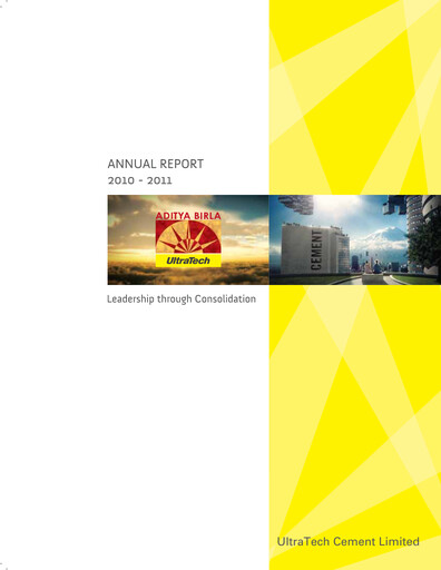 Thumbnail UltraTech Cement
 Annual Report 2010-2011