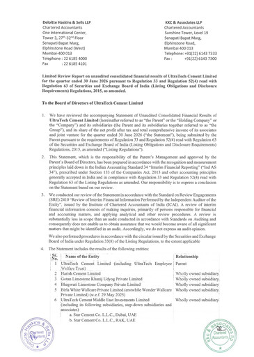 Vorschaubild UltraTech Cement
 Quartalsbericht 2026-q1
