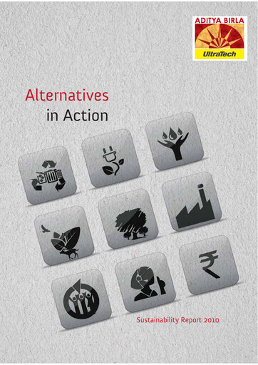 Thumbnail UltraTech Cement
 Sustainability Report 2010