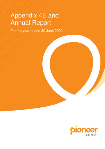 Thumbnail Pioneer Credit Annual Report 2022