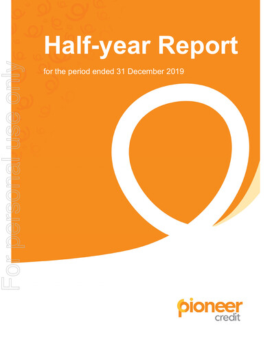 Thumbnail Pioneer Credit Half-year Report 2020-h1