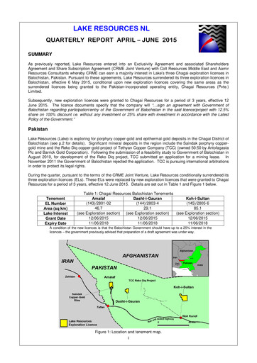 Vorschaubild Lake Resources NL Quartalsbericht 2015-q2