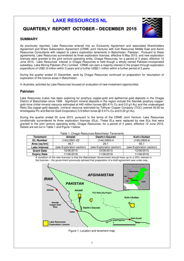 Vorschaubild Lake Resources NL Quartalsbericht 2015-q4