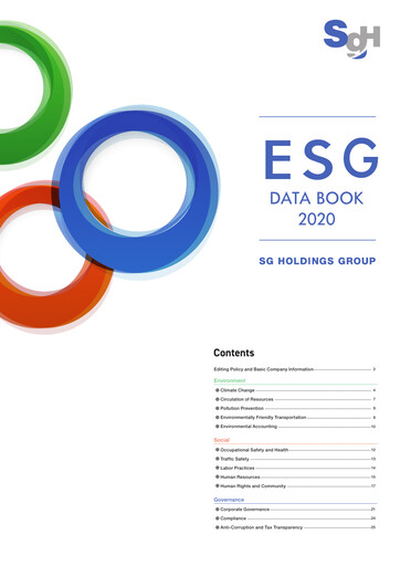Thumbnail SG Holdings ESG Report 2020