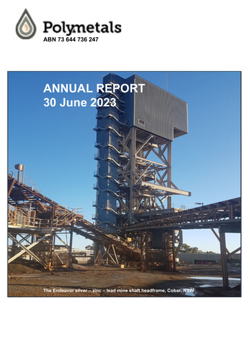 Thumbnail Polymetals Resources Annual Report 2023