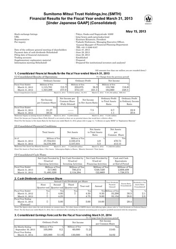 Thumbnail Sumitomo Mitsui Trust Holdings Financial Statement fy2012