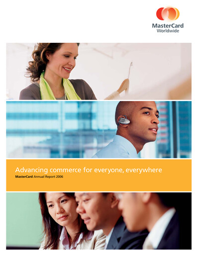 Thumbnail Mastercard Annual Report 2006