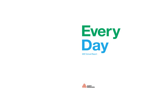 Thumbnail Avery Dennison
 Annual Report 2007