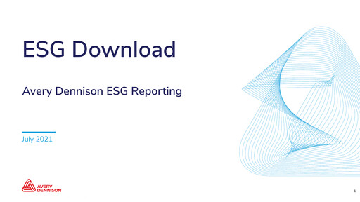 Vorschaubild Avery Dennison
 ESG-Bericht 2020