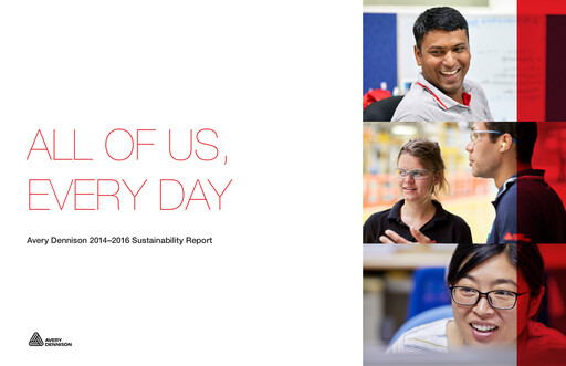 Thumbnail Avery Dennison
 Sustainability Report 2014-2016
