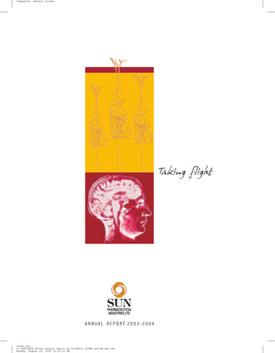 Thumbnail Sun Pharmaceutical
 Annual Report 2003-2004