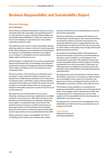 Thumbnail Sun Pharmaceutical
 ESG Report 2025-2026
