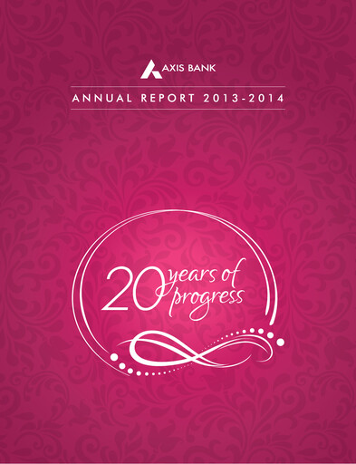 Thumbnail Axis Bank Annual Report 2013-2014