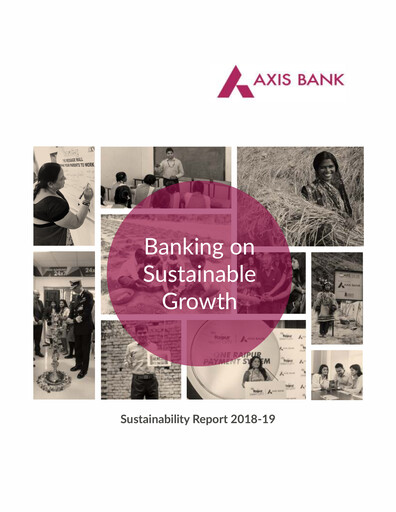 Thumbnail Axis Bank Sustainability Report 2018-2019