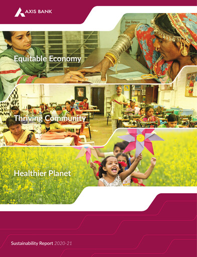 Thumbnail Axis Bank Sustainability Report 2020-2021