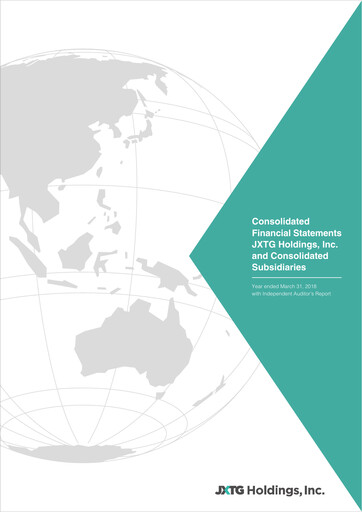 Thumbnail ENEOS Holdings Financial Statement fy2018