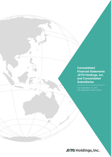 Thumbnail ENEOS Holdings Financial Statement fy2019
