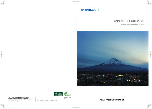 Thumbnail Asahi Kasei
 Annual Report 2013