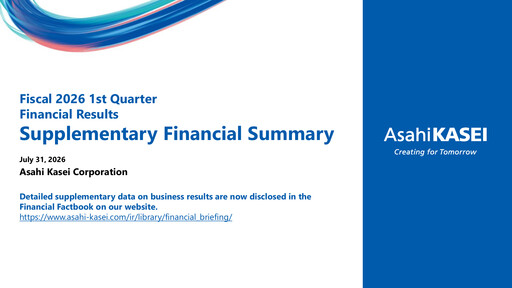 Thumbnail Asahi Kasei
 Quarterly Report 2026-q1