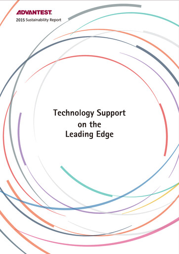 Thumbnail Advantest
 Sustainability Report 2015