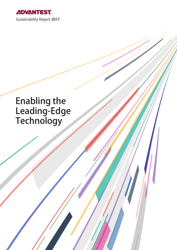 Thumbnail Advantest
 Sustainability Report 2017