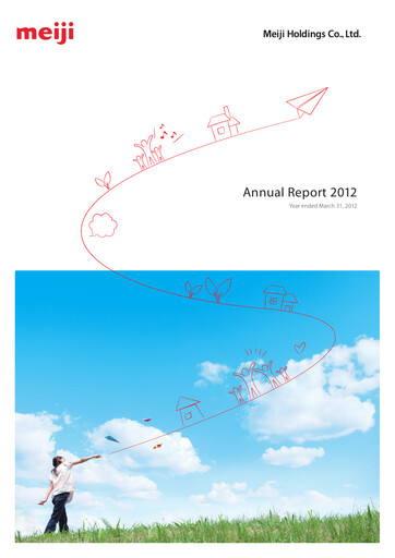 Thumbnail Meiji Holdings Annual Report 2012