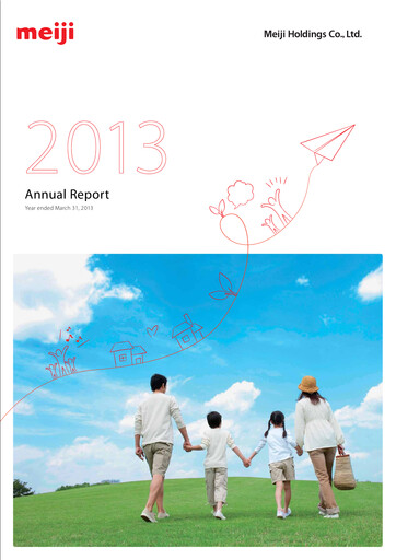 Thumbnail Meiji Holdings Annual Report 2013