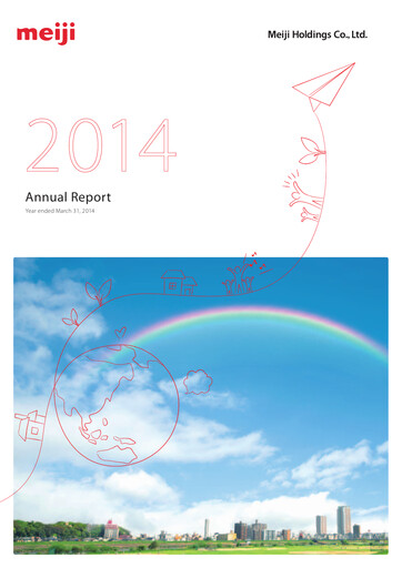 Thumbnail Meiji Holdings Annual Report 2014