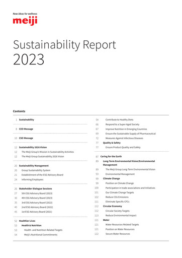 Thumbnail Meiji Holdings Sustainability Report 2023