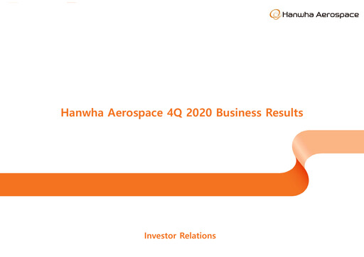 Vorschaubild Hanwha Aerospace Quartalsbericht 2020-q4