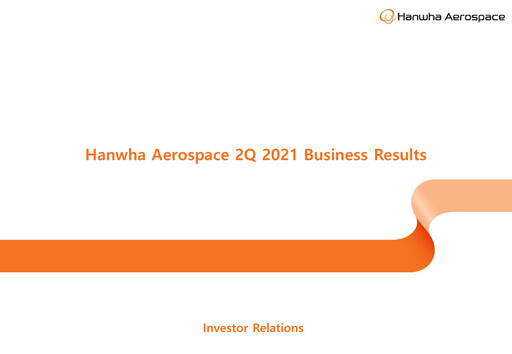 Vorschaubild Hanwha Aerospace Quartalsbericht 2021-q2