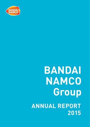 Thumbnail Bandai Namco Annual Report 2015