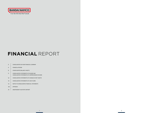 Thumbnail Bandai Namco Financial Report fy2025