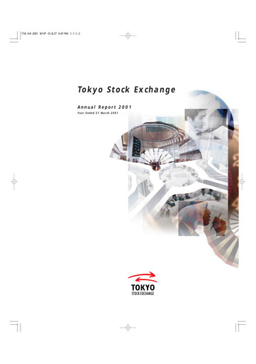 Thumbnail Japan Exchange Group
 Annual Report 2001