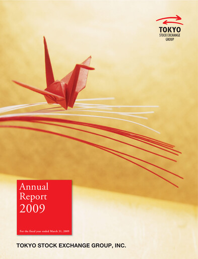 Thumbnail Japan Exchange Group
 Annual Report 2009