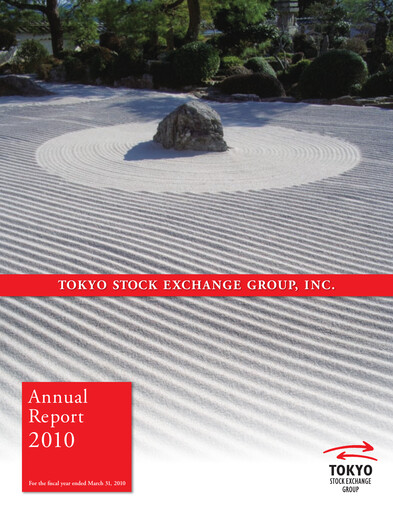 Thumbnail Japan Exchange Group
 Annual Report 2010