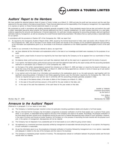 Thumbnail Larsen & Toubro

 Financial Report 2004
