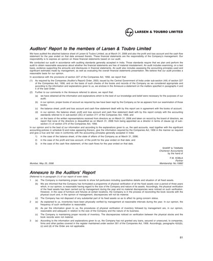Thumbnail Larsen & Toubro

 Financial Report 2005