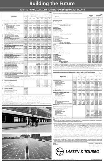 Thumbnail Larsen & Toubro

 Quarterly Report 2011-q4
