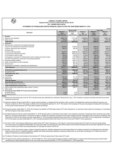 Thumbnail Larsen & Toubro

 Quarterly Report 2017-q4