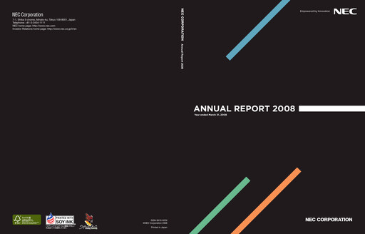 Thumbnail NEC Corp
 Annual Report 2008