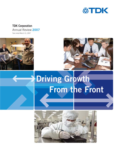 Thumbnail TDK
 Annual Report 2007