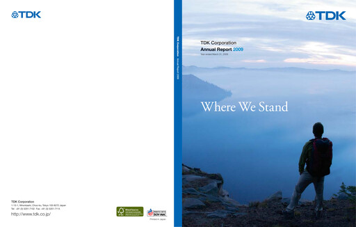 Thumbnail TDK
 Annual Report 2009