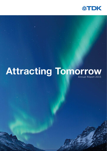 Thumbnail TDK
 Annual Report 2015