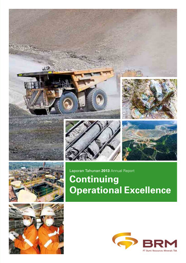 Thumbnail PT Bumi Resources Minerals Tbk Annual Report 2013