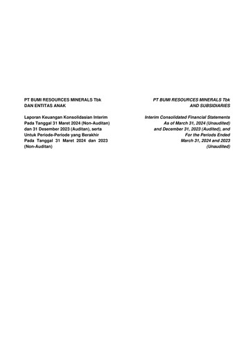 Thumbnail PT Bumi Resources Minerals Tbk Financial Statement 2024-q1