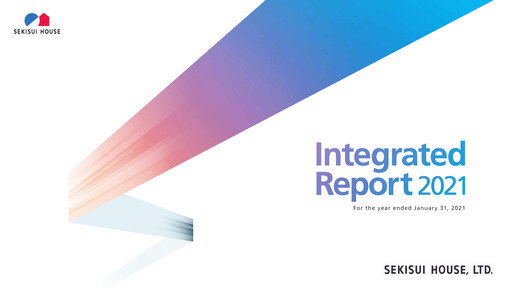 Thumbnail Sekisui House
 Annual Report fy2021