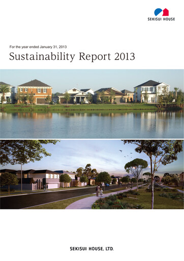 Thumbnail Sekisui House
 Sustainability Report fy2013