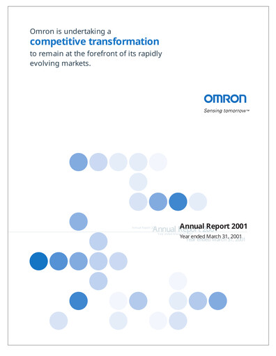 Thumbnail Omron Annual Report 2001