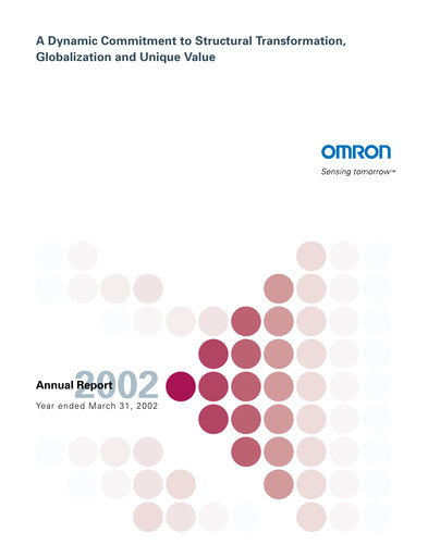 Thumbnail Omron Annual Report 2002